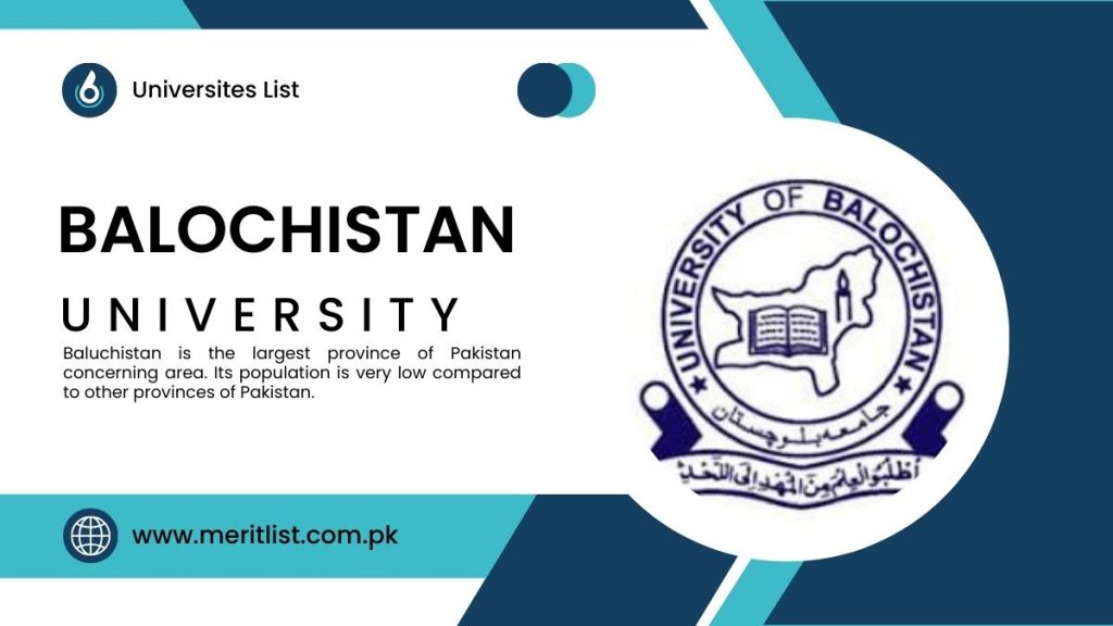 University of Balochistan Merit List