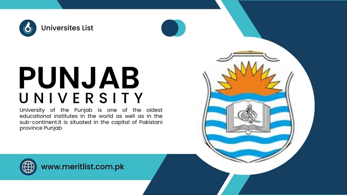 University of the Punjab Merit List 2024 | www.pu.edu.pk
