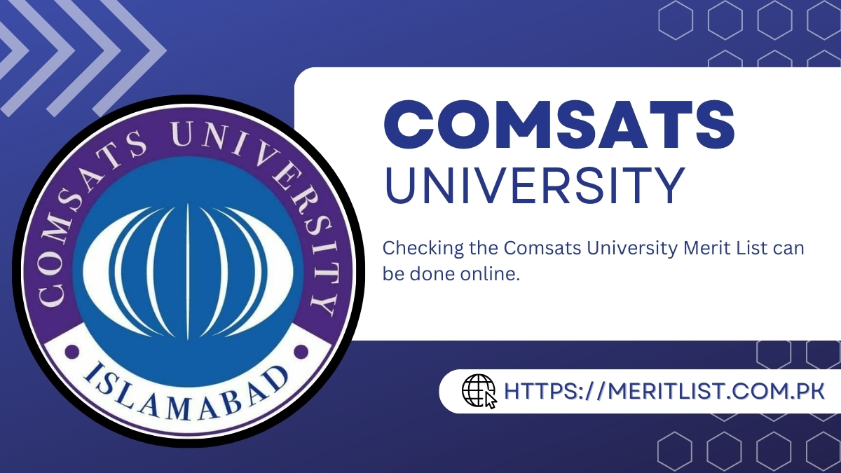 Comsats University Merit List