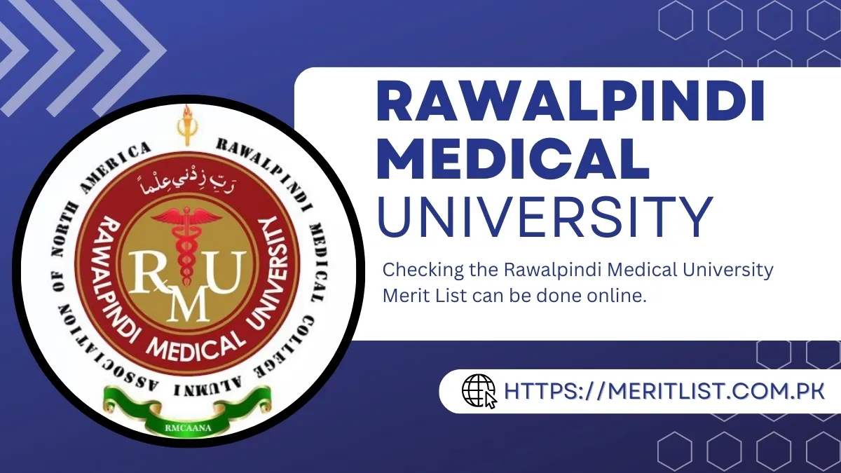 Rawalpindi Medical University Merit List
