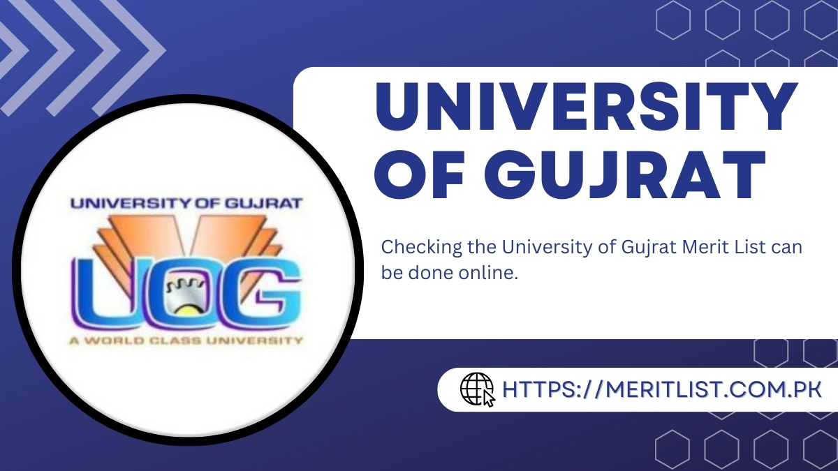 University of Gujrat Merit List 2024 Check Online