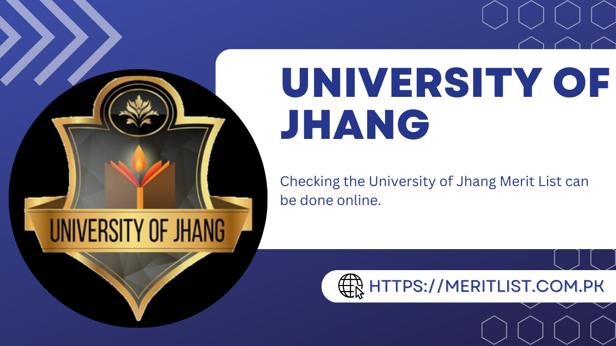 University of Jhang Merit List