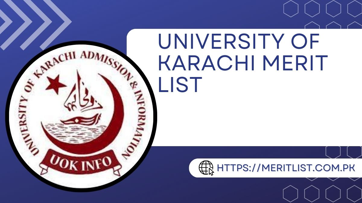 University of Karachi Merit List 2024 Check Online