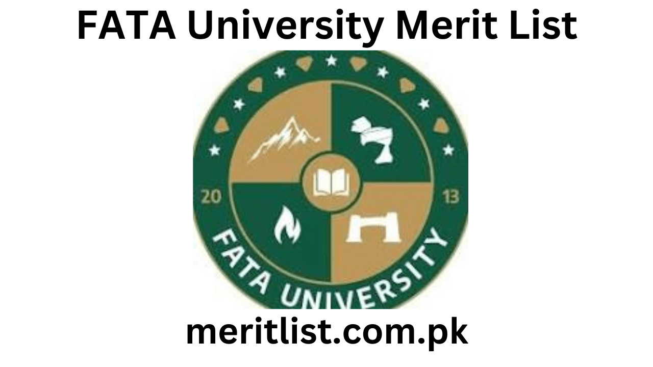 FATA University Merit List 2024 Check Online
