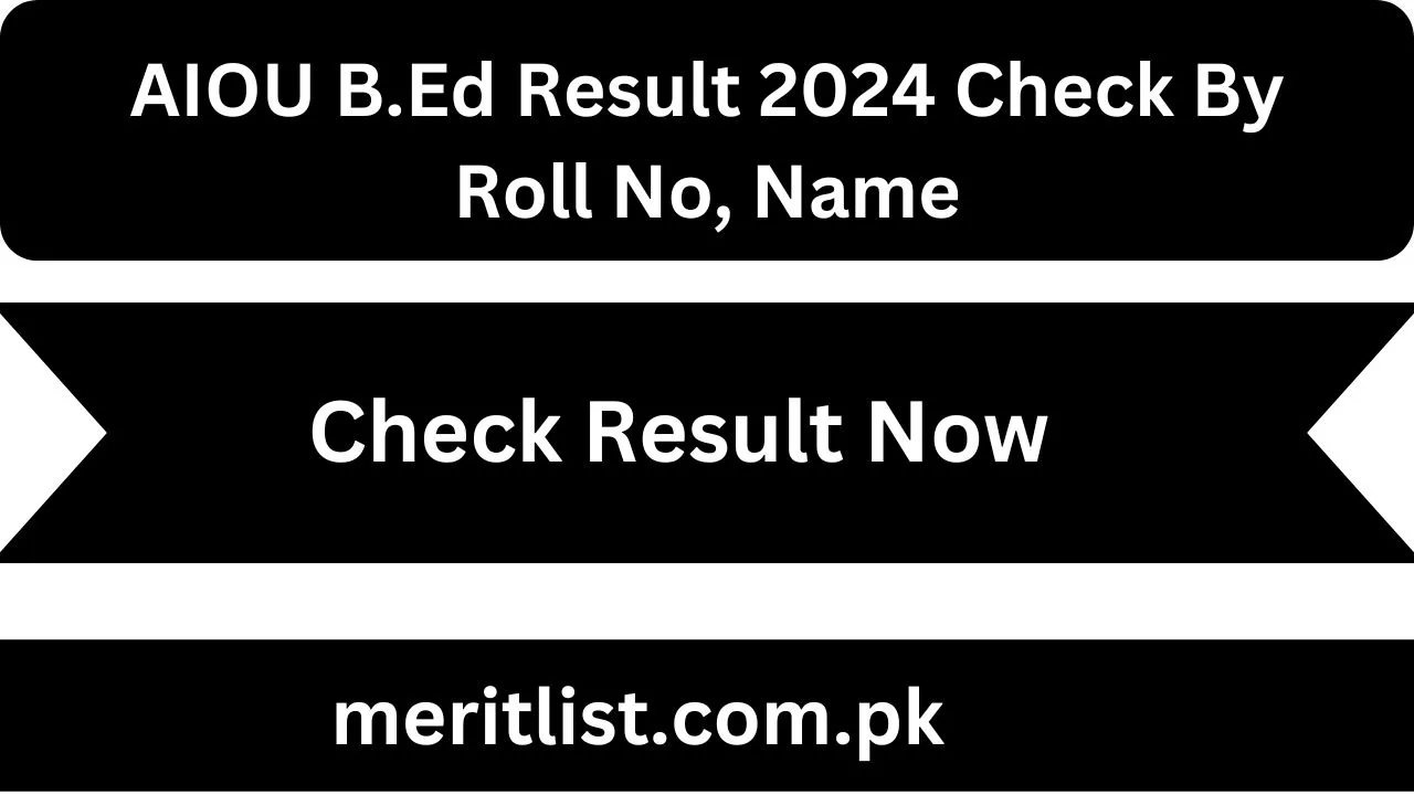Aiou B.ed Result
