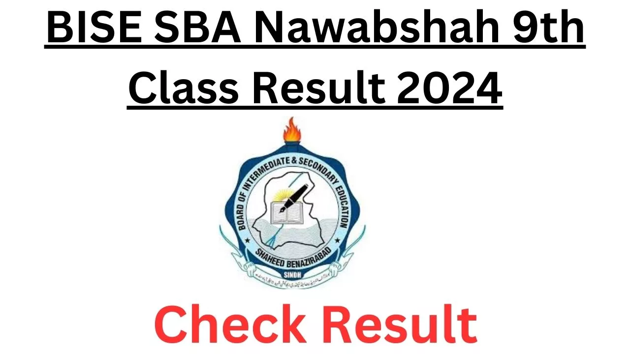 BISE SBA Nawabshah 9th Class Result 2024