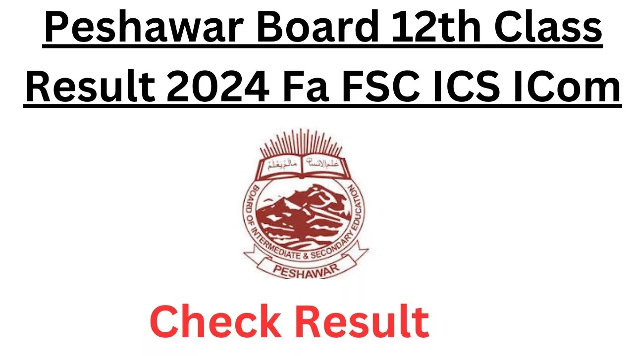 Peshawar Board 12th Class Result 2024 Fa FSC ICS ICom
