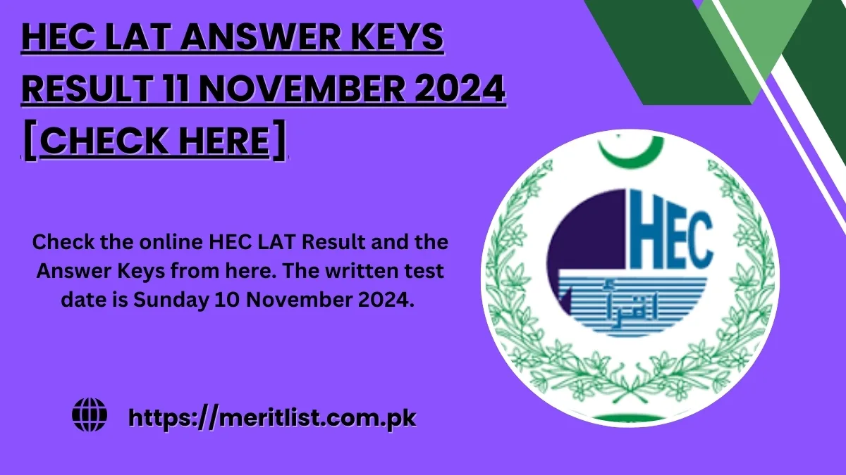 HEC LAT Answer Keys Result 11 November 2024 [Check Here]