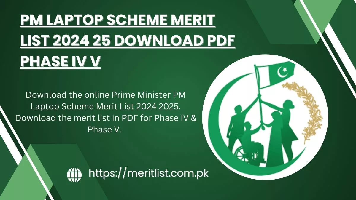 PM Laptop Scheme Merit List 2024 25 Download PDF Phase IV V