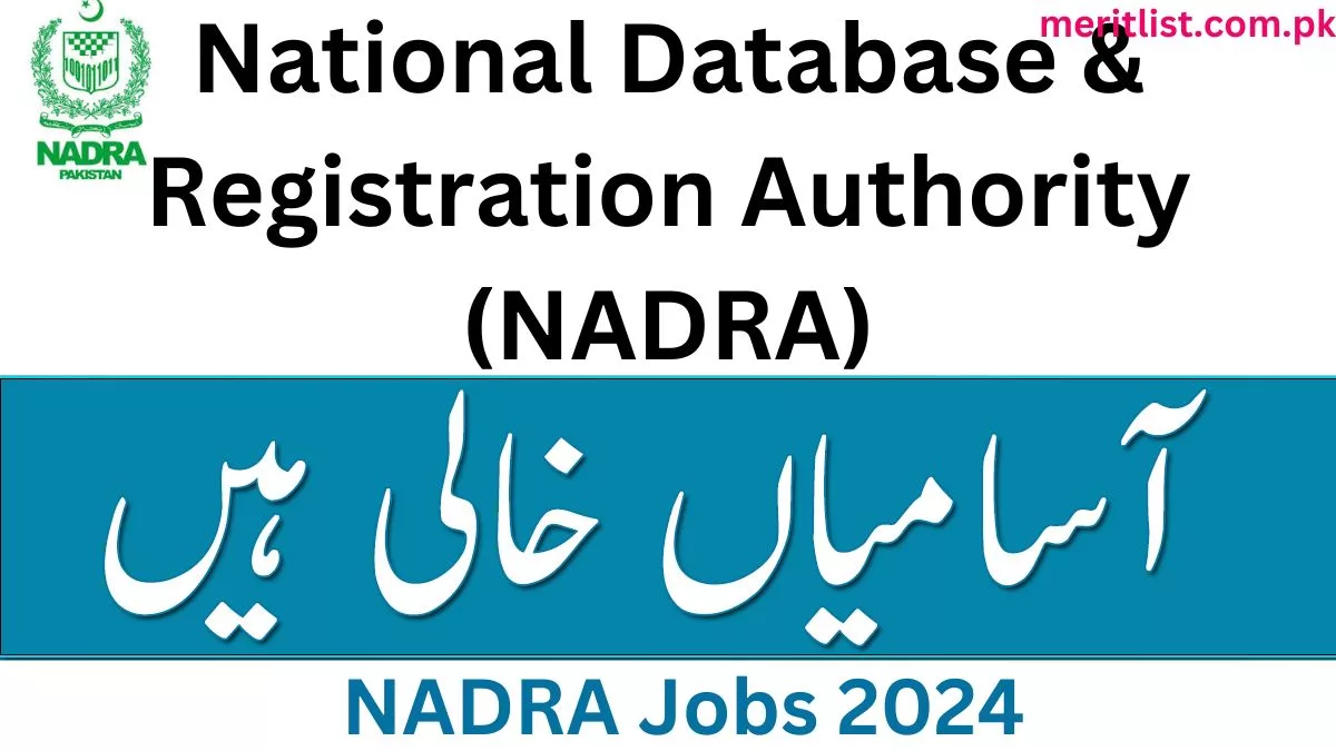 NADRA Jobs For Deputy Director