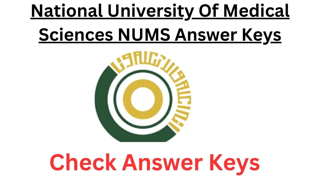 NUMS Answer Keys 1 September 2024