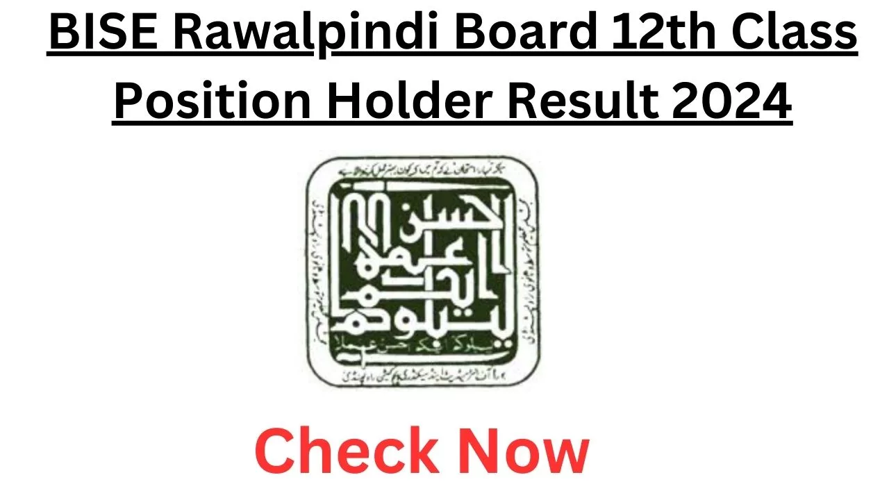 BISE Rawalpindi Board 12th Class Position Holder Result 2024