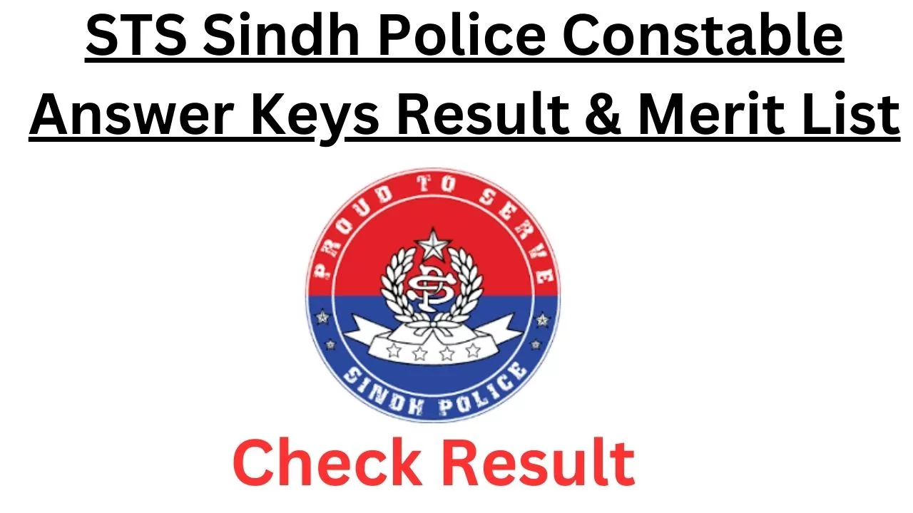 STS Sindh Police Constable Result