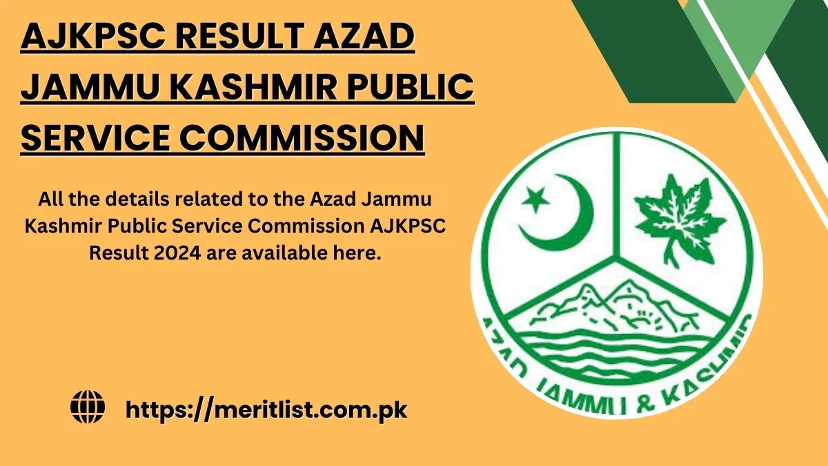 AJKPSC Result Azad Jammu Kashmir Public Service Commission