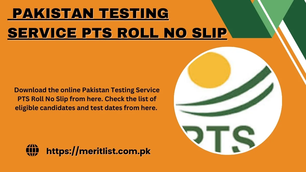 PTS Roll No Slip Download