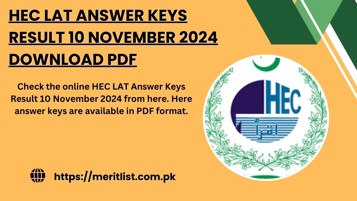 HEC LAT Answer Keys Result 10 November 2024 Download PDF