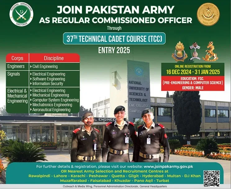 Pakistan Army Jobs For Commissioned Officer