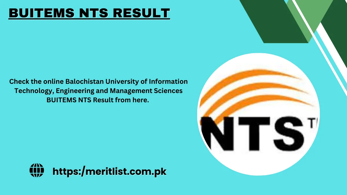 BUITEMS NTS Result 8th December 2024