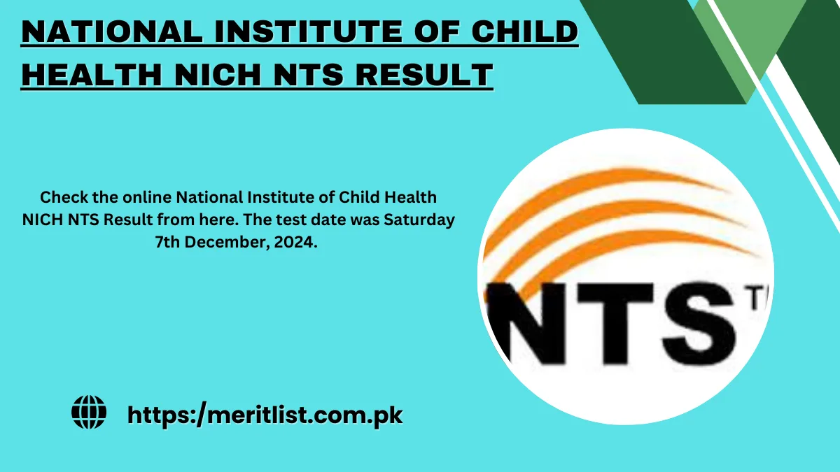 National Institute of Child Health NICH NTS Result