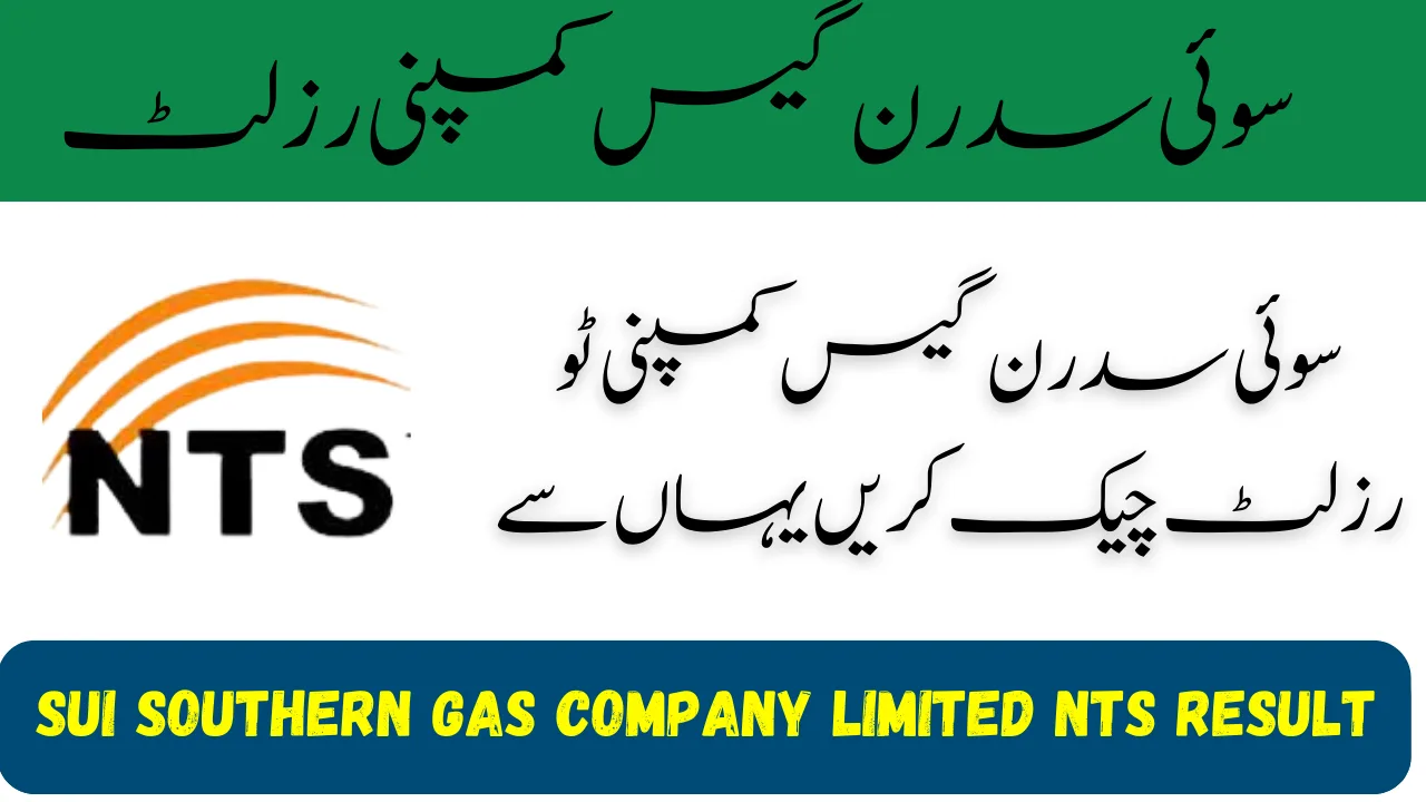NTS SSGC Result 1st February & 2nd February, 2025