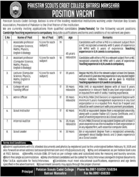 Government Jobs In Mansehra Today For Admin Officer
